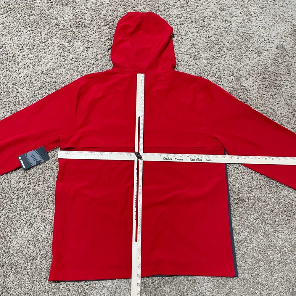 North Carolina State University Wolfpack Jacket Mens Large Red Grey Anorak NCAA - Picture 12 of 13